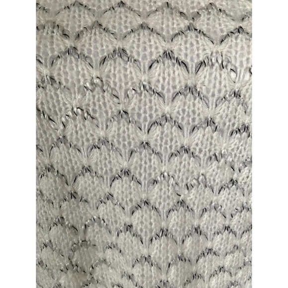 Kut From The Kloth Sweater Top Women's Size Small Long Sleeve Off White Gray - Picture 6 of 9